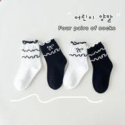 2025新作  秋冬   韓国風子供服  キッズ靴下   ソックス    ins  カジュアル  子供靴下