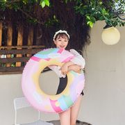 2024夏   ハワイ   子供浮き輪   ビーチ用   大人   水遊び用品   外遊び   子供用    水泳   海水浴   2色