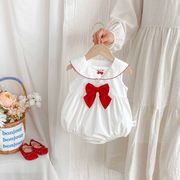 2025夏新作  韓国風子供服  ベビー服   キッズ    可愛い   ロンパース   つなぎ   女の子