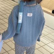 2025秋冬新作  韓国風子供服  キッズ服   トップス   セーター  カジュアル   男女兼用  2色