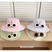 2025 新作 韓国風  子供帽  キャップ  ハット  ベビー帽子     帽子  日焼け止め   日除け帽子5色