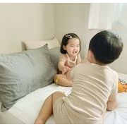 ins 夏新作  韓国風子供服   水玉  セットアップ   赤ちゃん  パジャマ Tシャツ+ショートパンツ  4色