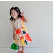 2024 夏 韓国風子供服  キッズ服    ベビー服  花柄  ワンピース 女の子