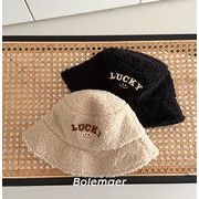 秋冬新作 韓国風  子供帽子 子供用  キャップ 漁師帽   ふわふわ  ハット  保温5色