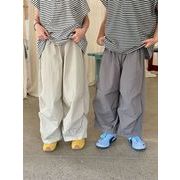 2025夏新作  韓国風子供服  キッズ服    ズボン   ロングパンツ   速乾 カジュアル   男女兼用  2色