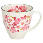 【ご紹介します！安心の日本製！人気の桜の食器！】華笑みマグカップ