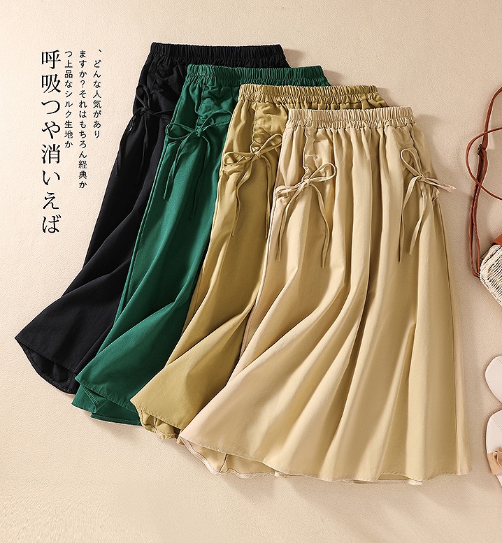 【春夏新作】ファッションロングスカート♪全4色◆