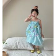 2023夏新品★子供服　吊りワンピース　80-140cm