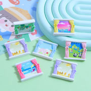 デコパーツ　手芸DIY デコレーションパーツ　アクセサリー材料　貼り付けパーツ　クラフト