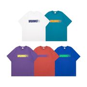 ユニセックス　彩色系　半袖Tシャツ　短袖　シャツ　カジュアル　大きいサイズ　ストリート系　全５色