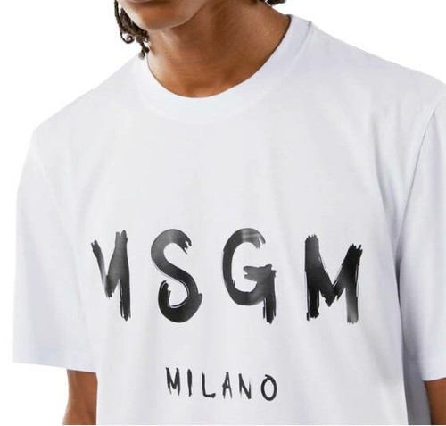 MSGM】(エムエスジーエム) brushed logo t-shirt / 半袖 Tシャツ 2色 ＃2000MM510  (株)エルツインターナショナル 問屋・仕入れ・卸・卸売の専門【仕入れならNETSEA】