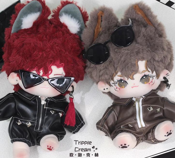 人形doll ミニドール ぬいぐるみ用服 ドール用 着せ替え服 20cm ドールハウスおもちゃ 3色