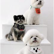 春夏新作 ペット用品 ペットのネックレス 犬用首輪 ネコ雑貨 小型犬服 ハロウィン 犬用よだれかけ4色