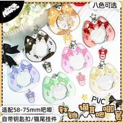 推し活  猫 ぬいぐるみ痛バッグ 装飾  缶バッジケース  缶バッジ 推し  応援 缶バッジ用