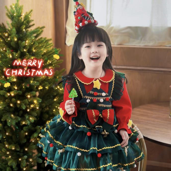 子供服  ベビー服  女の子  トップス　可愛い  撮影道具  ワンピース  クリスマス