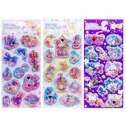 猫  香り 立体シール 3Dステッカー シール 立体ステッカーぷっくりシール ぷくぷくシール