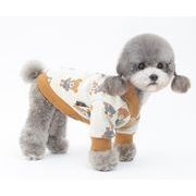 秋冬人気    小型犬服   犬服  ペット用品 ニットセーター可愛い  カーディガン ペット服  保温  2色