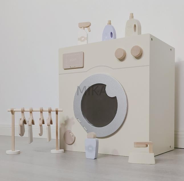 INS 誕生日 洗濯機 木製 撮影アイテム 子供の日 玩具ギフト 贈り物 ホビー用品 教育玩具 おもちゃ