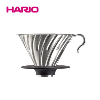『HARIO』V60メタルドリッパー シルバー 1～4杯用VDMR-02-HSV（ハリオ）