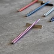 【抗菌・食洗】八角花なりカラーのお箸(22.5cm)  ピンク