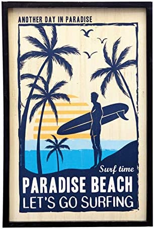 デザイン小物 Paradise Beach ウッドボード フレーム WB16015