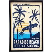 デザイン小物 Paradise Beach ウッドボード フレーム WB16015