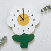 INS  人気  花柄 静粛  目覚まし時計  ペンタグラム  掛け時計  置物を飾る  インテリア  創意撮影装具