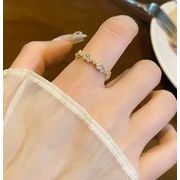 即納　ハートモチーフリング　指輪　アクセサリー　韓国
