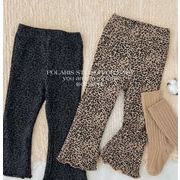 韓国風子供服 キッズ服   ヒョウ柄 ズボン パンツ 人気新品    2色