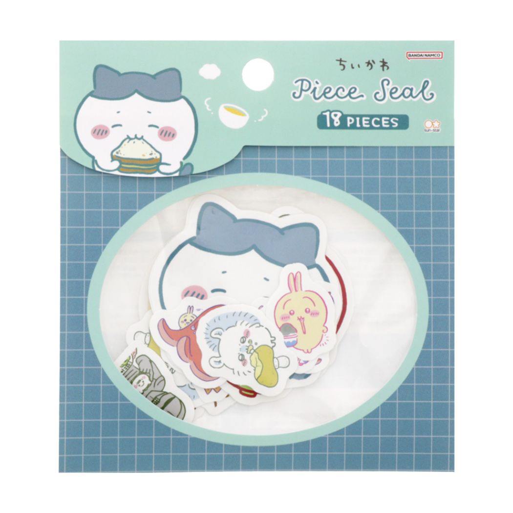 【販売不可】ちいかわ ピースシール もぐもぐ ブルー
