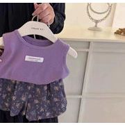 人気新品韓国風子供服 セットアップキッズ服   トップス＋ズボン