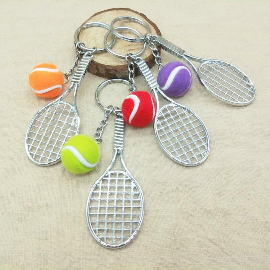 ins大人気   キーホルダー   ファション小物   テニスラケット   雑貨   バッグチャーム  6色