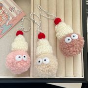 DIY  キーホルダー   撮影道具  ファション小物  ふわふわ   リュックのストラップ   バッグチャーム  3色