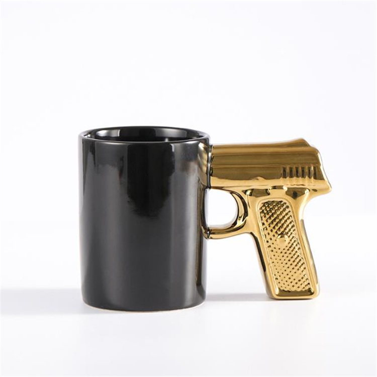 大幅値下 INSスタイル 3D造形 陶磁器カップ 銃器マグカップ トレンド ピストルカップ 個性 水カップ