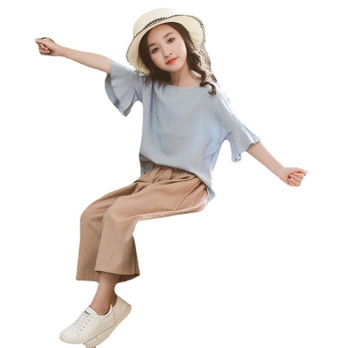 子供服 セットアップ 女の子 韓国子供服 キッズ ジュニア 春夏 上下セット 2点セット 半袖