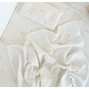 子供布団    薄手    赤ちゃん    刺繍毛布    三層    韓国風    ブランケット    昼寝毛布
