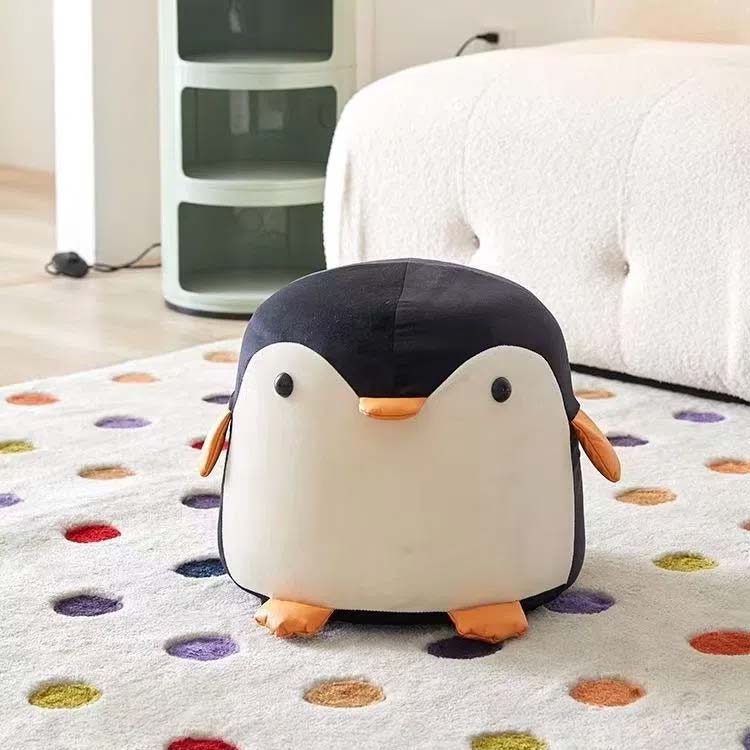ペンギンスツール アニマル スツール ペンギン ぬいぐるみ型