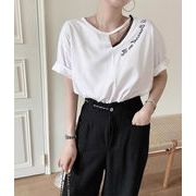 2023夏INS新作★カジュアル 韓国系  気質　おしゃれ 　Tシャツ