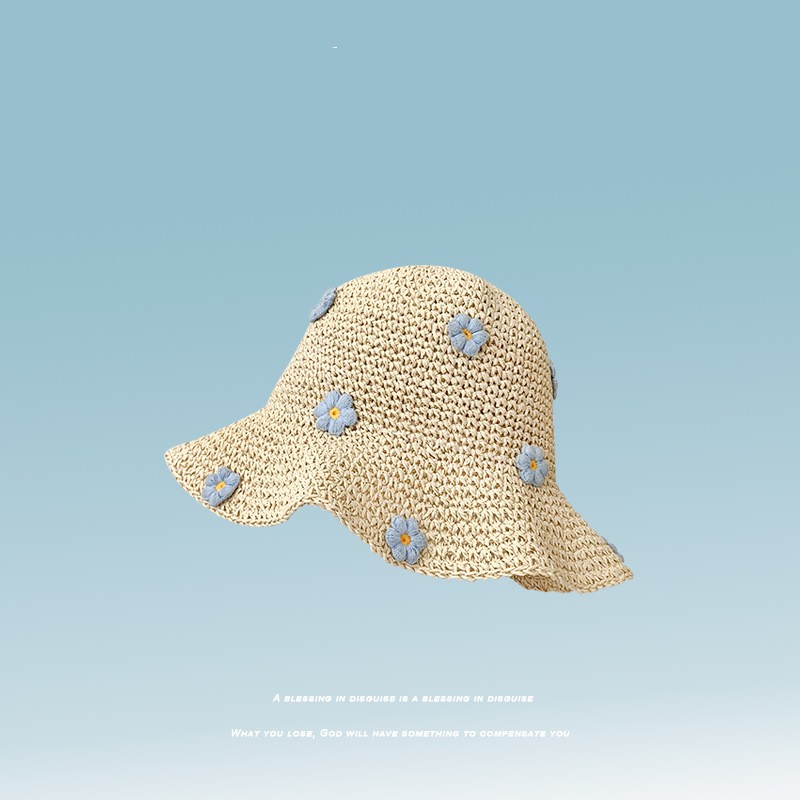 麦わら帽子　帽子　夏　UVカット　日焼け防止　紫外線対策　レディース　つば広　折りたたみ