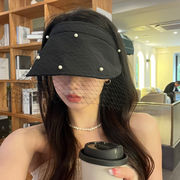 帽子　サンバイザー　UVカット　日焼け防止　レディース　紫外線対策