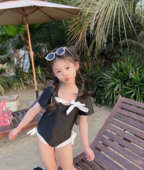 春夏新作☆韓国風子供服 水着 ☆ビキニ☆女の子☆砂浜☆キッズ☆温泉用