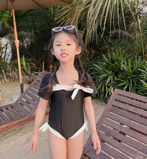 春夏新作☆韓国風子供服 水着 ☆ビキニ☆女の子☆砂浜☆キッズ