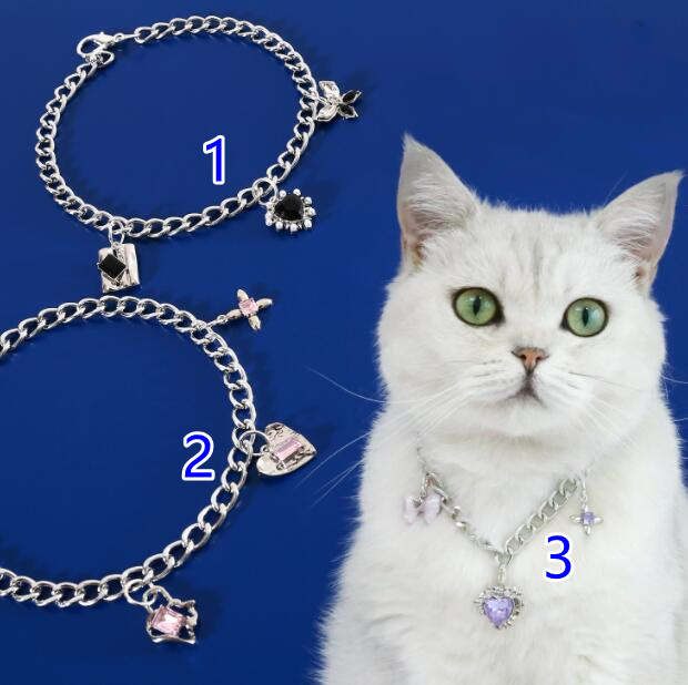 アクセサリー☆ペット用品☆猫☆ペット用の首輪☆犬用ネックレス