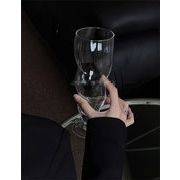 個性的なデザイン ワイングラス バー レストラン用 ジュースカップ コーヒーカップ ウェーブ グラス