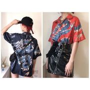 夏 ガール トップス かわいい シャツ 龍