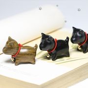 置物 木製 木彫り 雑貨 インテリア飾り かわいい　プレゼント 犬グッズ 犬