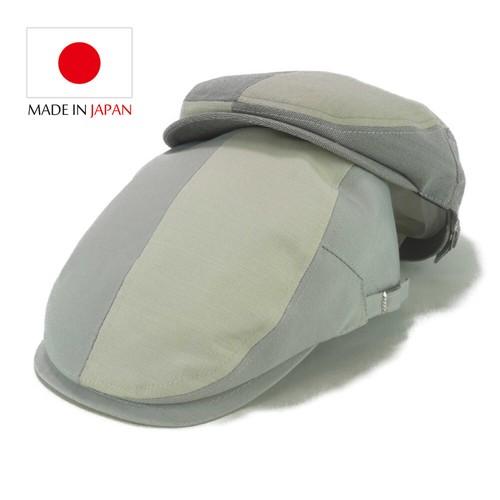日本製23パッチワークハンチング　ヤング帽子