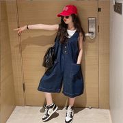 子供服夏服★女の子サロペットパンツ★ファッションパンツ★韓国風子供夏服★120-170