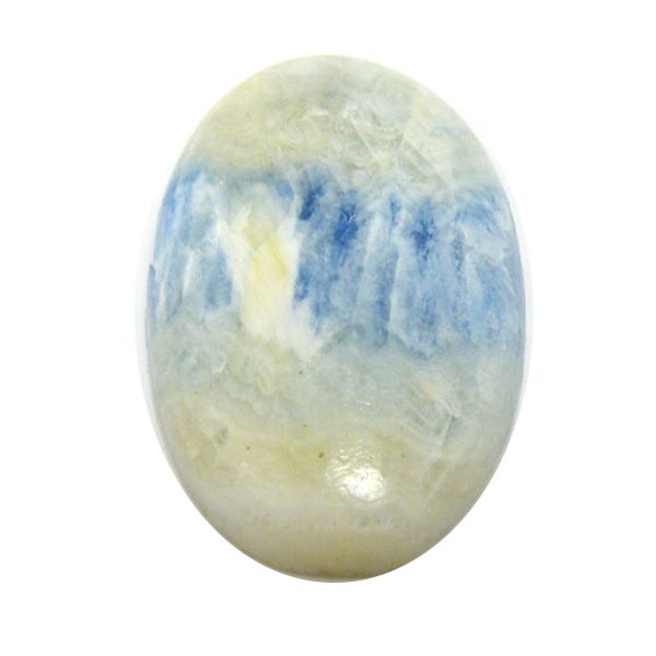 ≪スペシャルルース/即納≫天然石 ブルーシェーライト（blue sceelite）/カボション 20x13.3x4mm