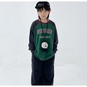 韓国子供服  ファッション  セーター  2023秋冬新作  トップス  Tシャツ   キッズ服  長袖  100-160CM  2色